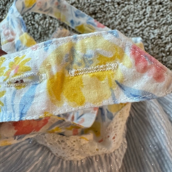 Tommy Bahama Toddler Girls’ Floral & Striped Dress summer sundress size 4T - Picture 8 of 8